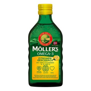 Möller's Omega-3 Zitronengeschmack öl 250 ml von Kyberg Pharma Vertriebs GmbH PZN 15638375