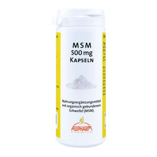 Msm Kapseln 500 mg 100 stk von Karl Minck Naturheilmittel PZN 09441674
