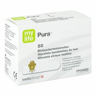 Mylife Pura Blutzucker Teststreifen 50 stk von Ypsomed GmbH PZN 05515654