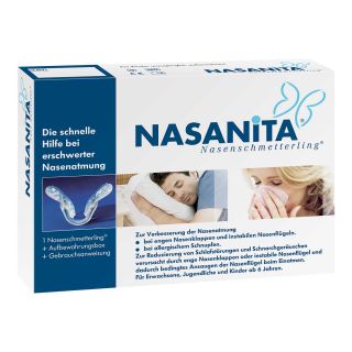 Nasanita Nasenschmetterling 1 stk von Sidroga Gesellschaft für Gesundh PZN 00477653
