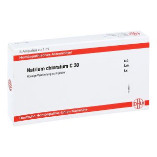 Natrium Chloratum C30 Ampullen 8X1 ml von DHU-Arzneimittel GmbH & Co. KG PZN 11707352