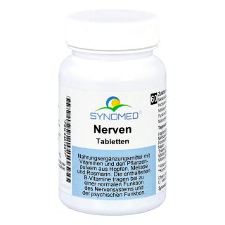 Nerven Tabletten 60 stk von Synomed GmbH PZN 04619877