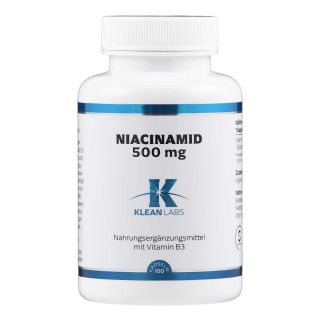 Niacinamid B3 500 mg Kapseln 100 stk von Supplementa GmbH PZN 13517207
