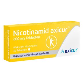 Nicotinamid Axicur 200 Mg Tabletten 10 stk von  PZN 17620474