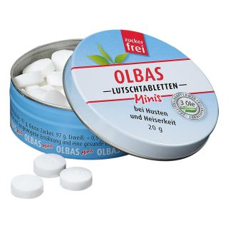 Olbas Minis Lutschtabletten zuckerfrei 20 g von SALUS Pharma GmbH PZN 06903542
