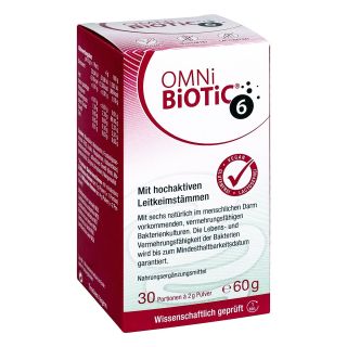 OMNi-BiOTiC® 6 Pulver 60 g von INSTITUT ALLERGOSAN Deutschland  PZN 09066029