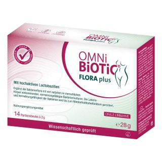 OMNi-BiOTiC® Flora Plus Beutel 14X2 g von INSTITUT ALLERGOSAN Deutschland  PZN 12459755
