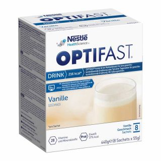Optifast home Drink Vanille Pulver 8X55 g von Nestle Health Science (Deutschla PZN 10267810