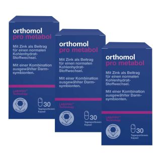 Orthomol Pro metabol - 3 Monatskur 3x30 stk von Orthomol pharmazeutische Vertrie PZN 08102407