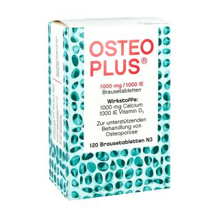 Osteoplus 1000mg/1000 internationale Einheiten 120 stk von Recordati Pharma GmbH PZN 10552574