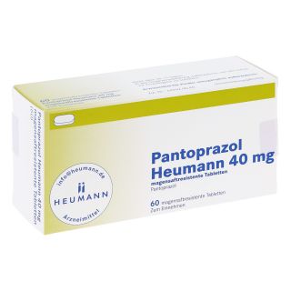 Pantoprazol Heumann 40mg 60 stk von HEUMANN PHARMA GmbH & Co. Generi PZN 05860411