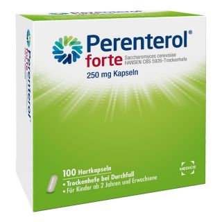 Perenterol forte 250mg 100 stk von MEDICE Arzneimittel Pütter GmbH& PZN 04508959