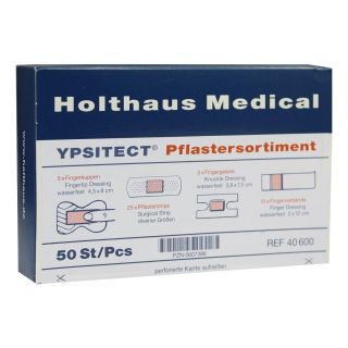 Pflastersortiment Ypsitect 50 stk von Holthaus Medical GmbH & Co. KG PZN 00607386