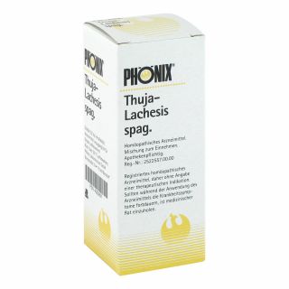 Phönix Thuja lachesis spag. Tropfen 50 ml von PHöNIX LABORATORIUM GmbH PZN 04223837