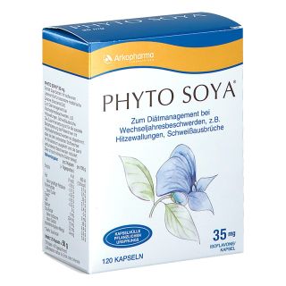 Phyto Soya 35 mg Kapseln 120 stk von WEBER & WEBER GmbH PZN 04221235