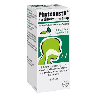 Phytohustil Hustenreizstiller Sirup bei Reizhusten 150 ml von Bayer Vital GmbH PZN 00425478