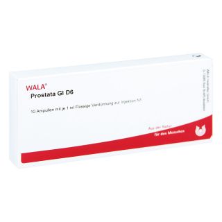 Prostata Gl D6 Ampullen 10X1 ml von WALA Heilmittel GmbH PZN 02830237