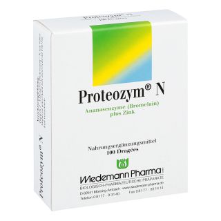 Proteozym N Dragees 100 stk von Wiedemann Pharma GmbH PZN 05143158