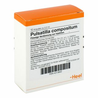 Pulsatilla Compositum Ampullen 10 stk von Biologische Heilmittel Heel GmbH PZN 04313842