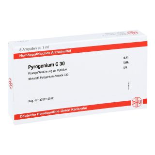 Pyrogenium C30 Ampullen 8X1 ml von DHU-Arzneimittel GmbH & Co. KG PZN 11707814