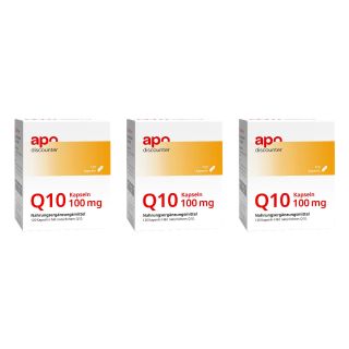 Q10 Kapseln 100 mg mit Coenzym Q10 von apodiscounter 3x 120 stk von apo.com Group GmbH PZN 08101857