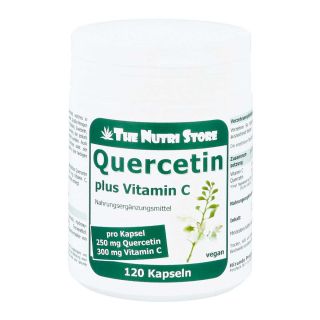 Quercetin 250 mg plus Vitamin C 300 mg Kapseln 120 stk von Hirundo Products PZN 09428314