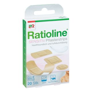 Ratioline sensitive Pflasterstrips in 4 Grössen 20 stk von Lohmann & Rauscher GmbH & Co.KG PZN 01805208