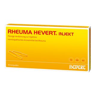 Rheuma Hevert Injekt Ampullen 10X2 ml von Hevert-Arzneimittel GmbH & Co. K PZN 05559947