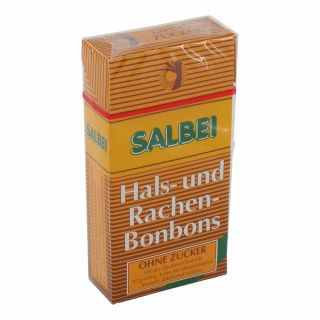 Salbei Hals und Hustenbonbons ohne Zucker 40 g von Hübner Naturarzneimittel GmbH PZN 04635304