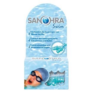 Sanohra swim für Erwachsene Ohrenschutz 2 stk von Innosan GmbH PZN 05729042