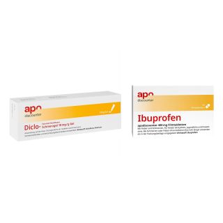 Schmuddelwetter Sparset - Ibuprofen + Diclofenac Schmerzgel 1 Pck von apo.com Group GmbH PZN 08102230
