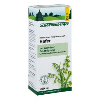 Schoenenberger Naturreiner Heilpflanzensaft Hafer  200 ml von SALUS Pharma GmbH PZN 00692127