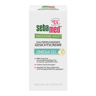 Sebamed Trockene Haut Omega 12% Gesichtscreme 50 ml von Sebapharma GmbH & Co.KG PZN 07629451