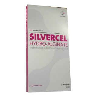 Silvercel Hydroalginat Verband 10x20cm 5 stk von 3M Deutschland GmbH PZN 00032313