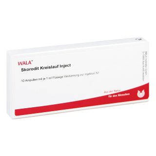 Skorodit Kreislauf Inject Ampullen 10X1 ml von WALA Heilmittel GmbH PZN 00084391