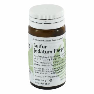 Sulfur Jodat. Phcp Globuli 20 g von PHöNIX LABORATORIUM GmbH PZN 00359899