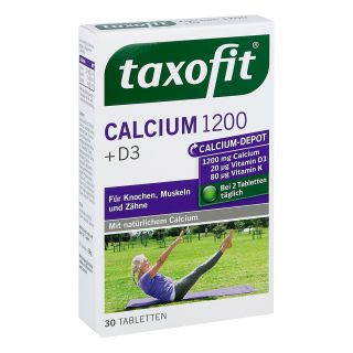 Taxofit Calcium 1200+d3 Depot-tabletten 30 stk von MCM KLOSTERFRAU Vertr. GmbH PZN 12642494
