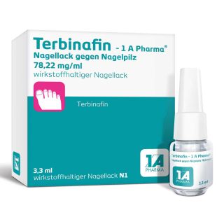 Terbinafin-1A Pharma Nagellack gegen Nagelpilz 78,22 mg/ml 3.3 ml von 1 A Pharma GmbH PZN 16874327