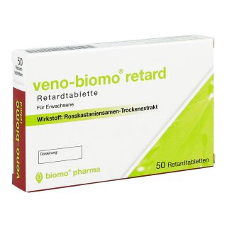 Veno-biomo retard Retardtabletten 50 stk von biomo pharma GmbH PZN 12399898
