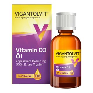 Vigantolvit Vitamin D3 Öl - 500 internationale Einheiten pro Tro 10 ml von WICK Pharma - Zweigniederlassung PZN 18192939