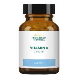 Vitamin A 2.500 I.e. Kapseln 90 stk von Heidelberger Chlorella GmbH PZN 16795390