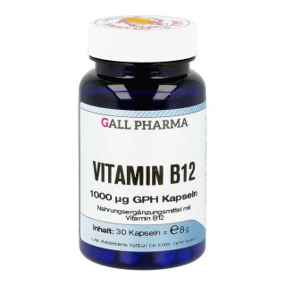 Vitamin B12 1000 [my]g Gph Kapseln 30 stk von Hecht-Pharma GmbH PZN 15294680