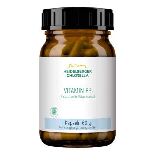 Vitamin B3 Nicotinamid Kapseln 120 stk von Heidelberger Chlorella GmbH PZN 09460772