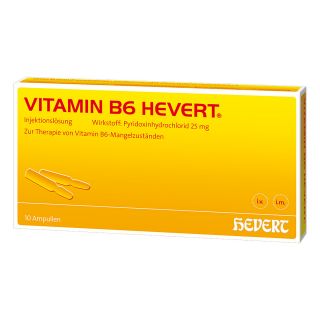 Vitamin B6 Hevert Ampullen 10X2 ml von Hevert-Arzneimittel GmbH & Co. K PZN 03919991