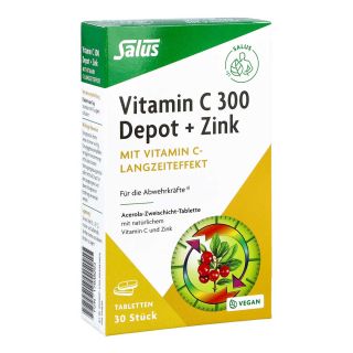Vitamin C30 0 Depot+zink Salus Tabletten 30 stk von SALUS Pharma GmbH PZN 17938294
