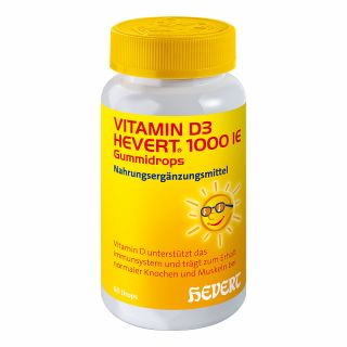 Vitamin D3 Hevert 1.000 I.e. Gummidrops 60 stk von  PZN 11331881