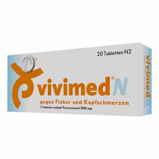 Vivimed N gegen Fieber und Kopfschmerzen, Schmerztabletten 20 stk von Dr. Gerhard Mann Chem.-pharm.Fab PZN 00410353