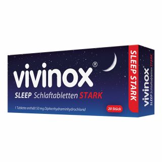 Vivinox SLEEP stark Schlaftabletten bei Schlafstörungen 20 stk von Dr. Gerhard Mann Chem.-pharm.Fab PZN 02083906