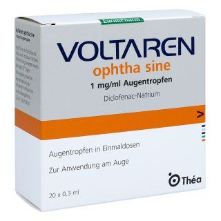 Voltaren Ophtha sine Augentropfen 20X0.3 ml von EurimPharm Arzneimittel GmbH PZN 01998934