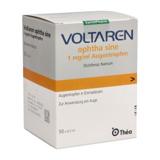 Voltaren Ophtha sine Augentropfen 50X0.3 ml von EurimPharm Arzneimittel GmbH PZN 01998940